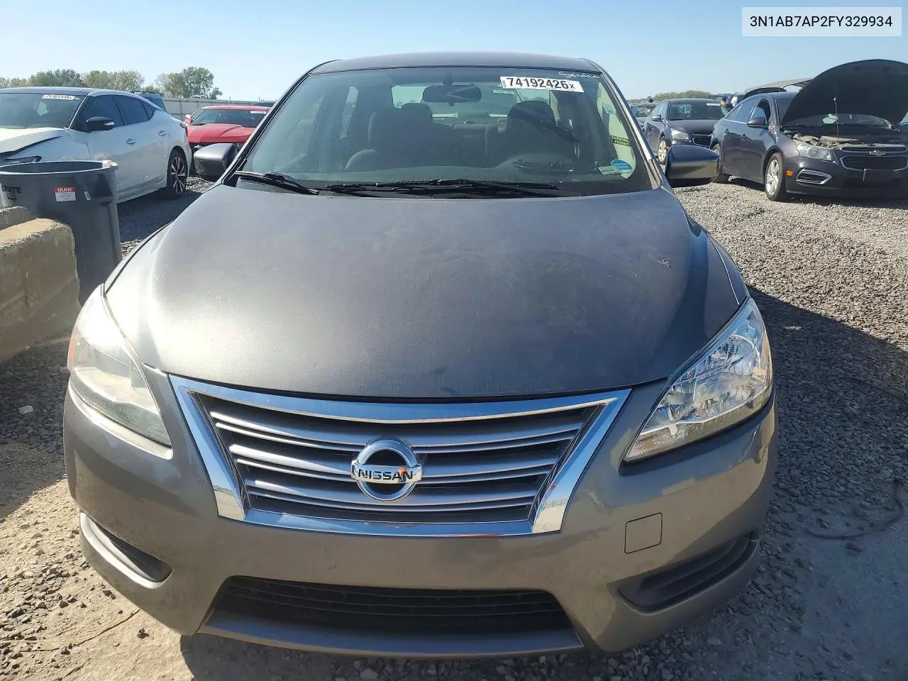 2015 NISSAN SENTRA VIN 3N1AB7AP2FY329934 — фото 5