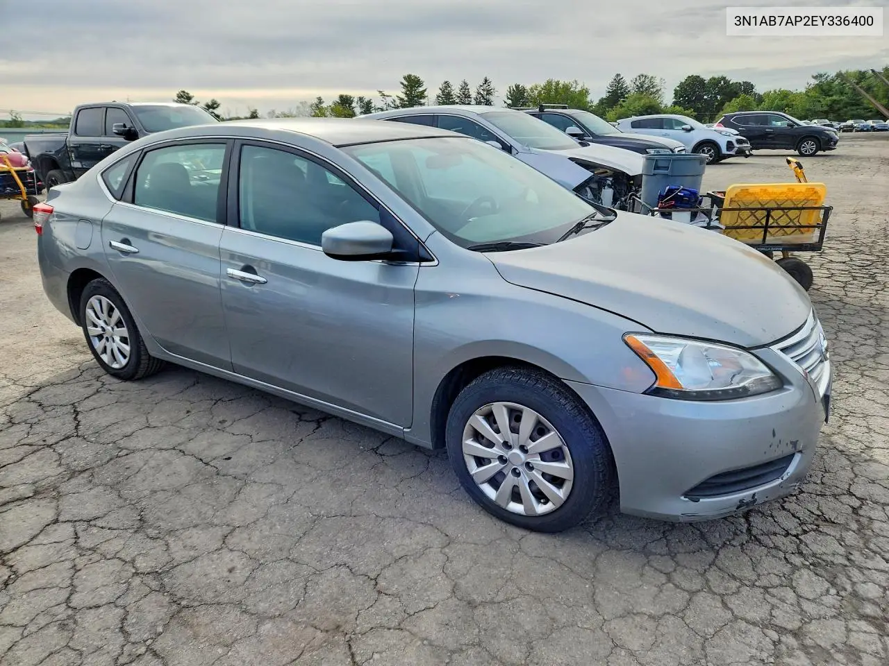 2016 NISSAN SENTRA VIN 3N1AB7AP2EY336400 — фото 4