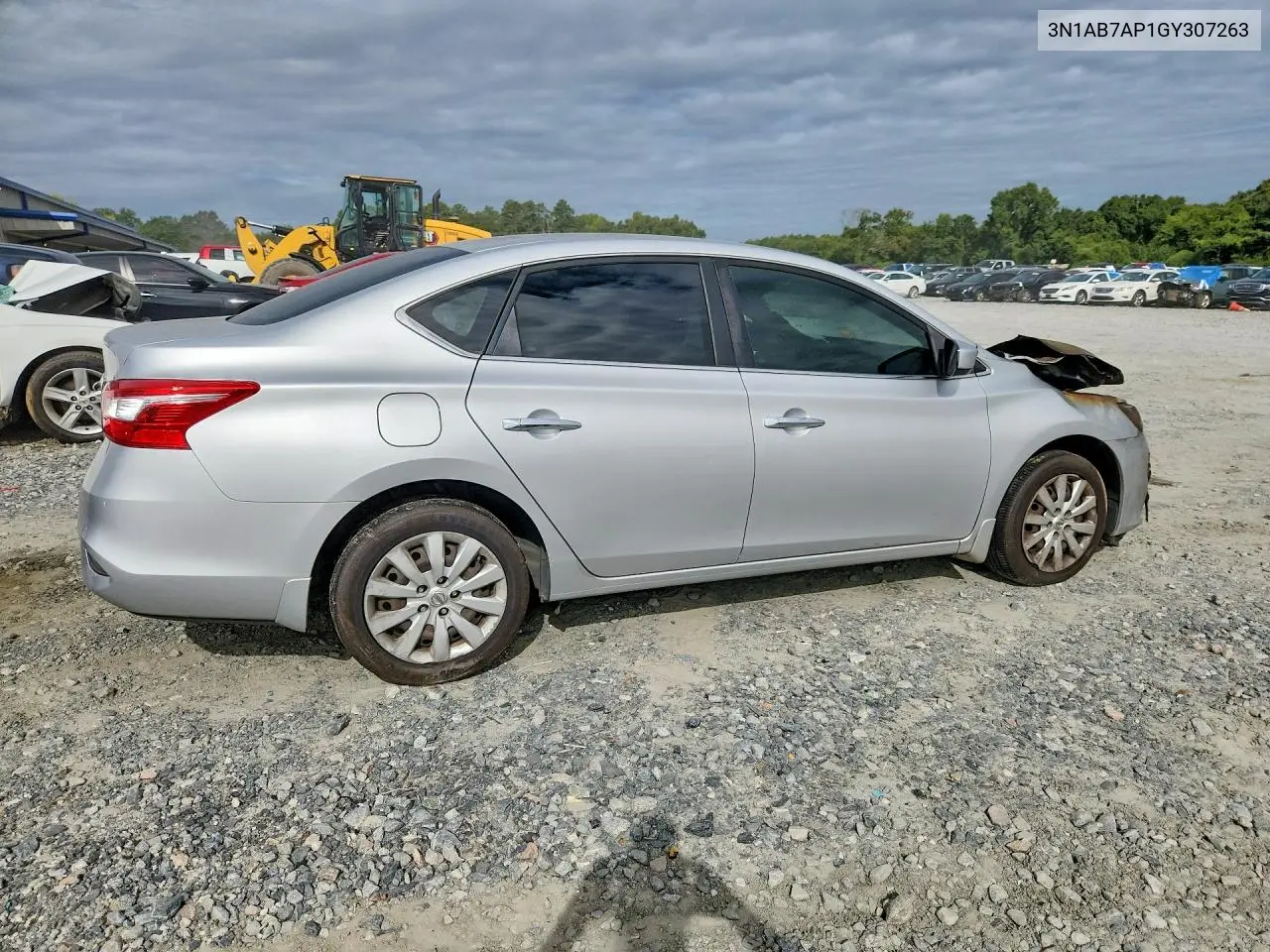 2016 NISSAN SENTRA VIN 3N1AB7AP1GY307263 — фото 3