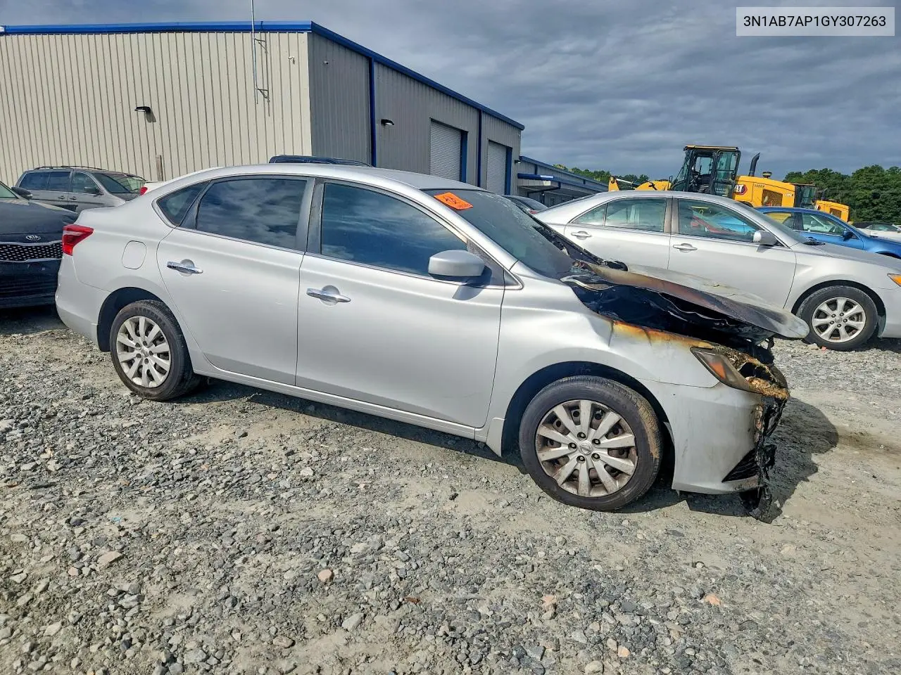 2016 NISSAN SENTRA VIN 3N1AB7AP1GY307263 — фото 4
