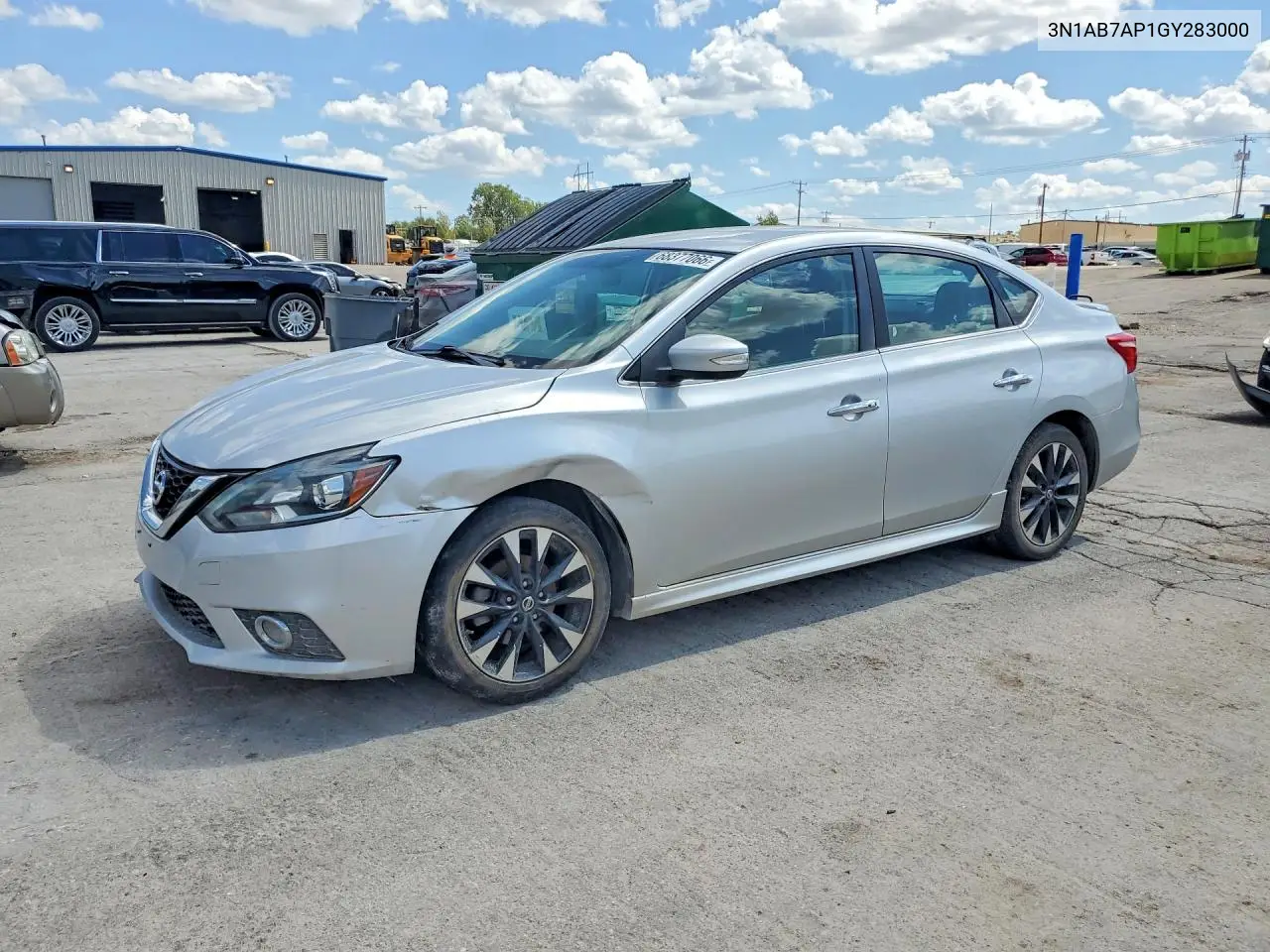 NISSAN SENTRA 2016, VIN 3N1AB7AP1GY283000