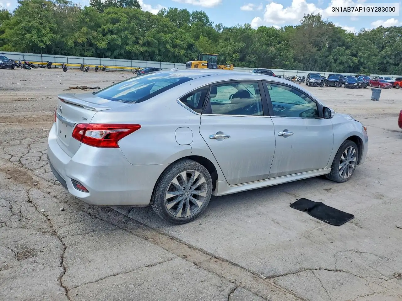 2016 NISSAN SENTRA VIN 3N1AB7AP1GY283000 — фото 3