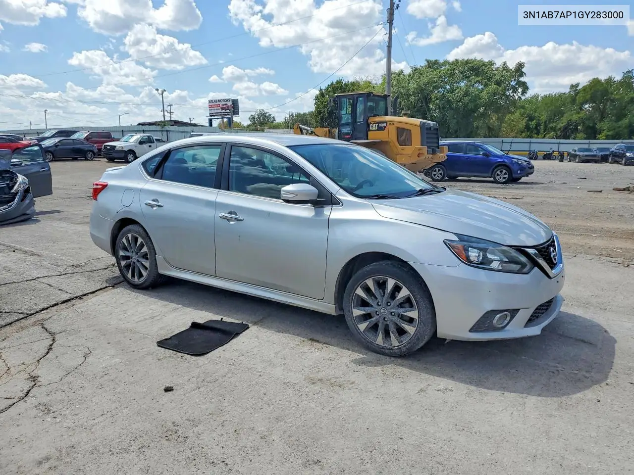 2016 NISSAN SENTRA VIN 3N1AB7AP1GY283000 — фото 4