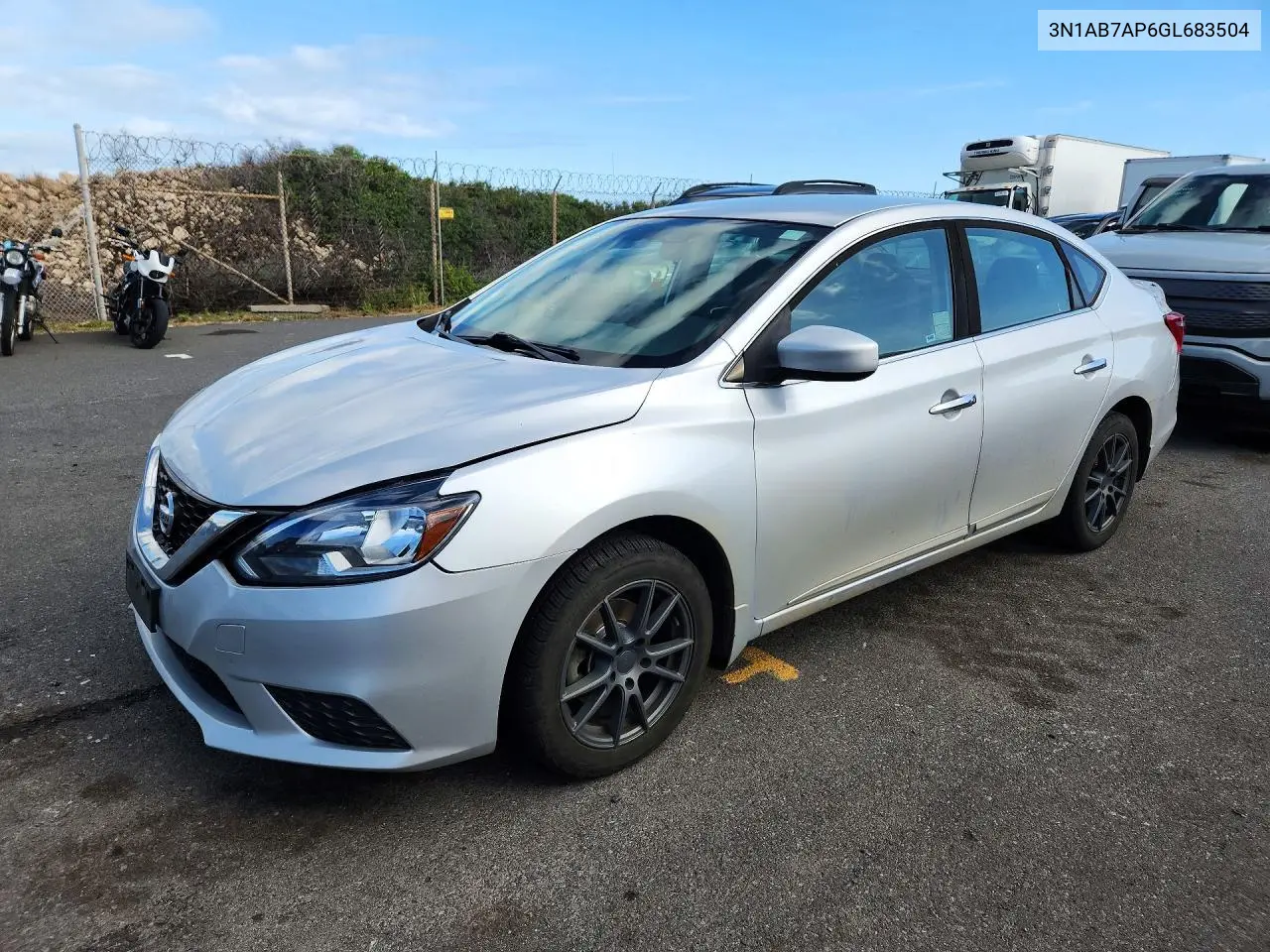 NISSAN SENTRA 2016, VIN 3N1AB7AP6GL683504