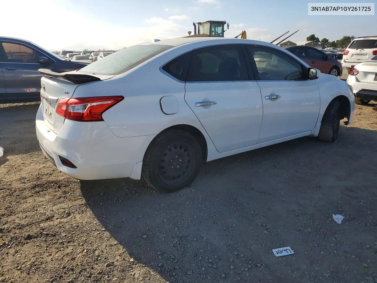 2016 NISSAN SENTRA VIN 3N1AB7AP1GY261725 — фото 3