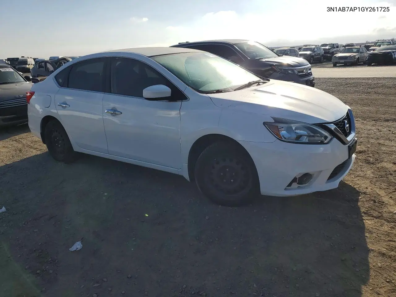 2016 NISSAN SENTRA VIN 3N1AB7AP1GY261725 — фото 4