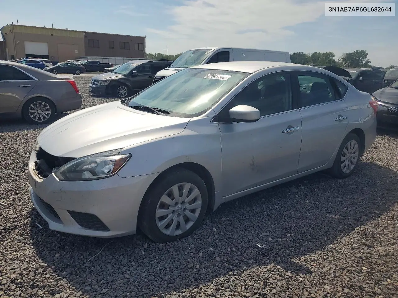 NISSAN SENTRA 2016, VIN 3N1AB7AP6GL682644