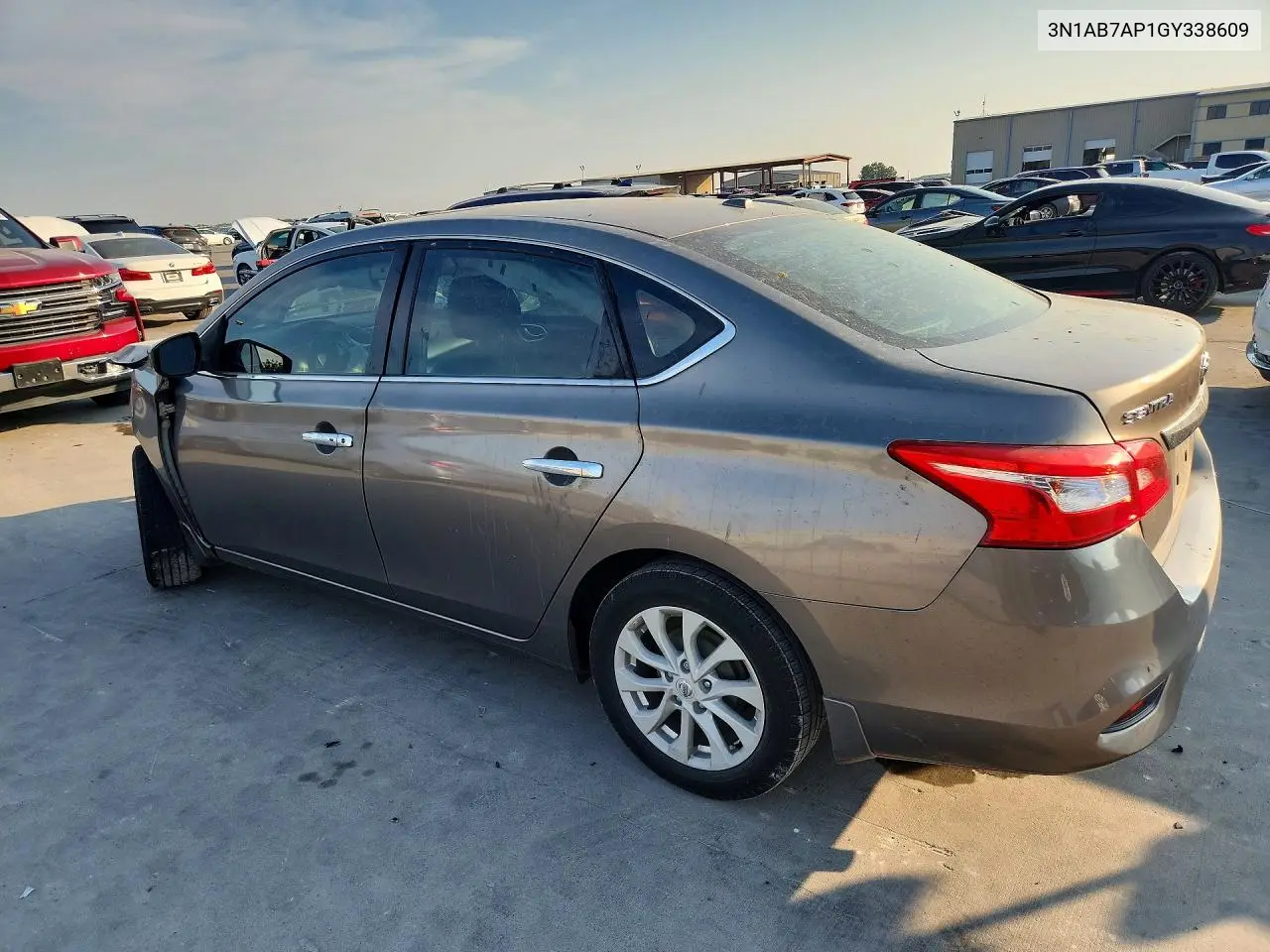 2016 NISSAN SENTRA VIN 3N1AB7AP1GY338609 — фото 2