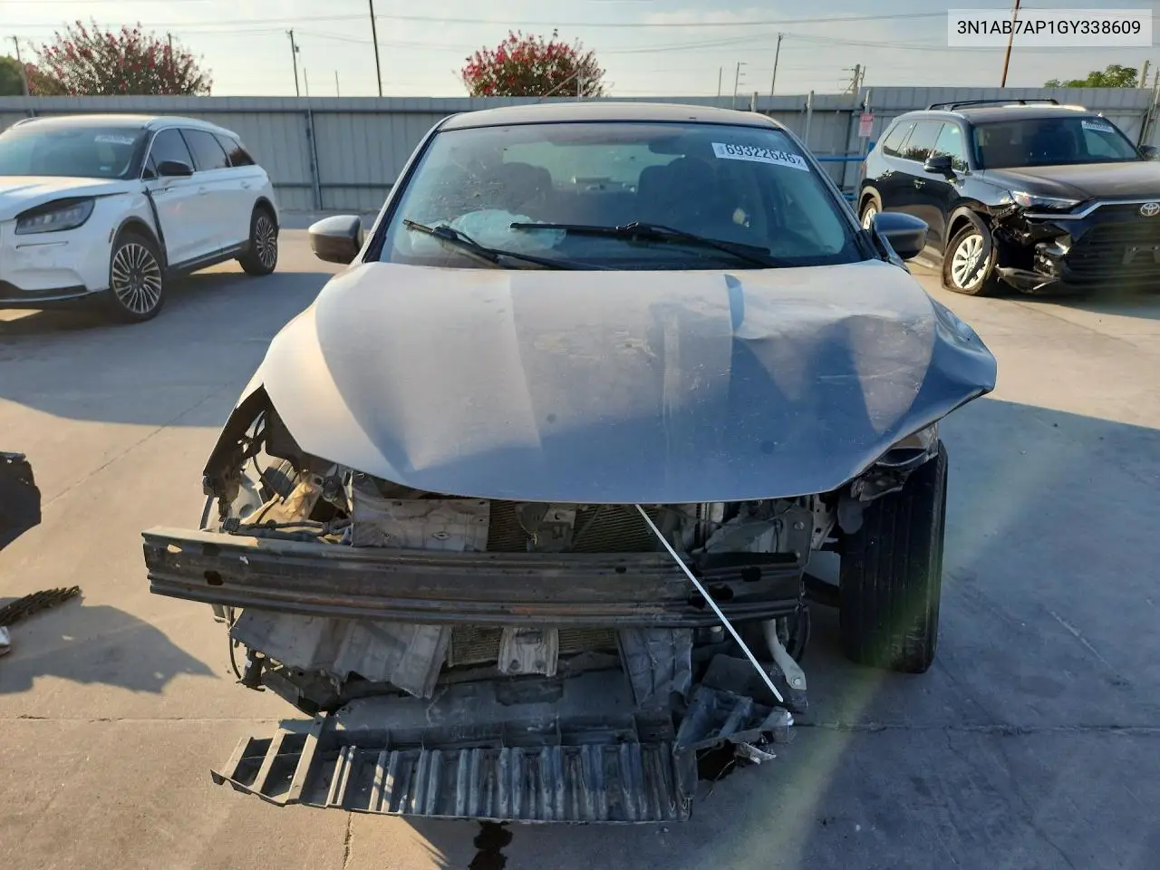 2016 NISSAN SENTRA VIN 3N1AB7AP1GY338609 — фото 5