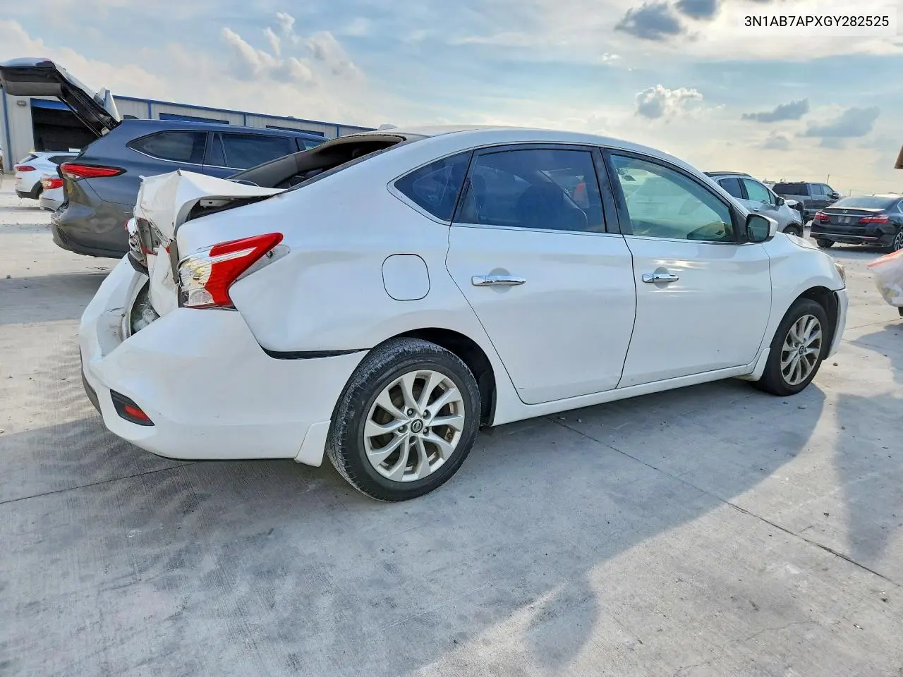 2016 NISSAN SENTRA VIN 3N1AB7APXGY282525 — фото 3