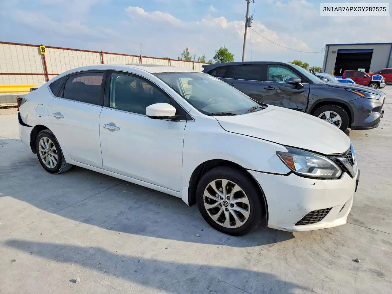 2016 NISSAN SENTRA VIN 3N1AB7APXGY282525 — фото 4