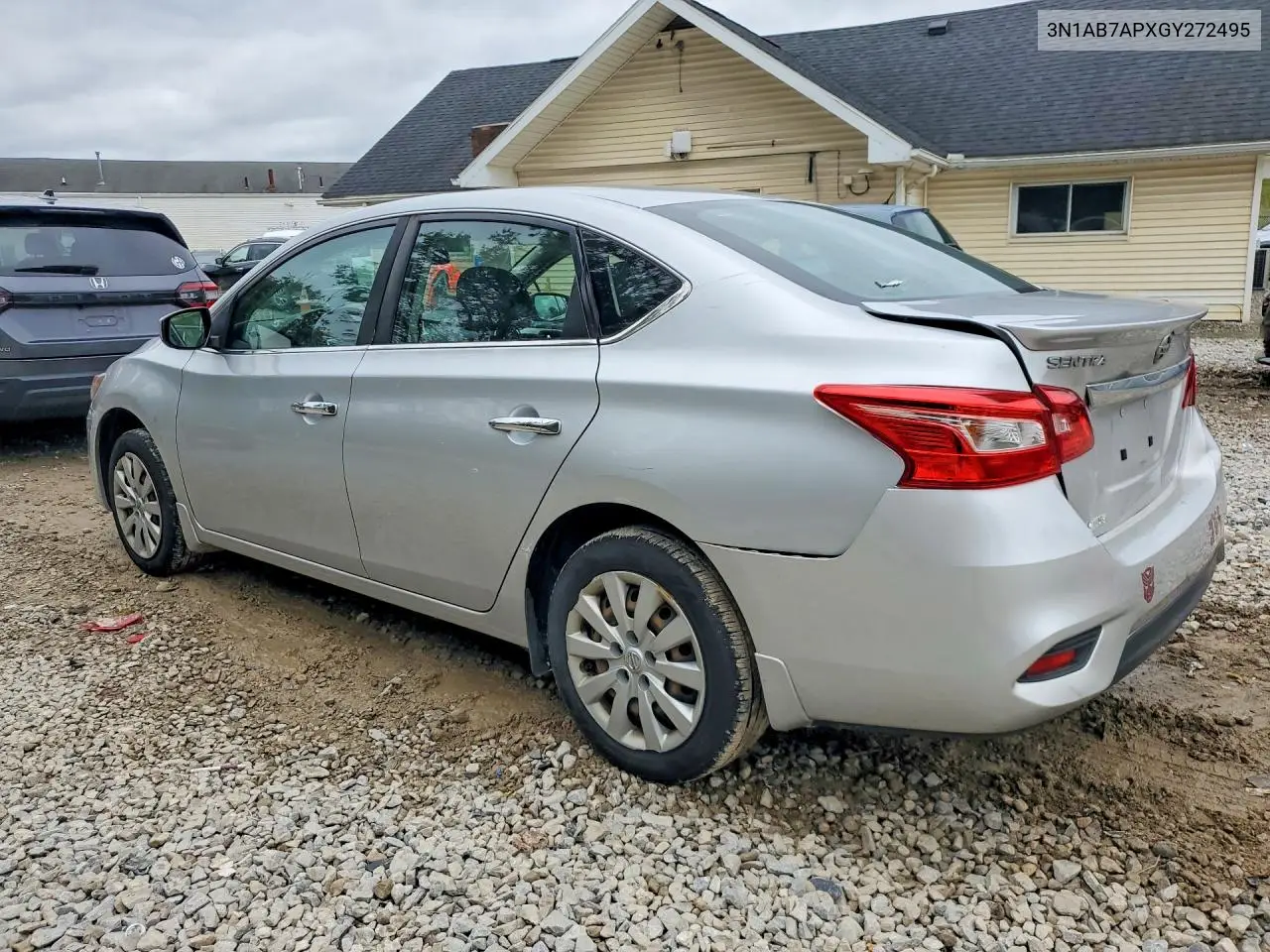 2016 NISSAN SENTRA VIN 3N1AB7APXGY272495 — фото 2