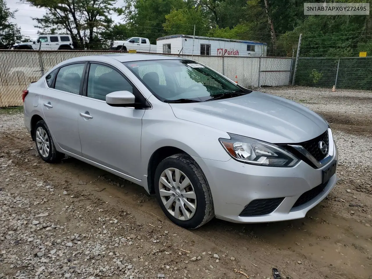 2016 NISSAN SENTRA VIN 3N1AB7APXGY272495 — фото 4