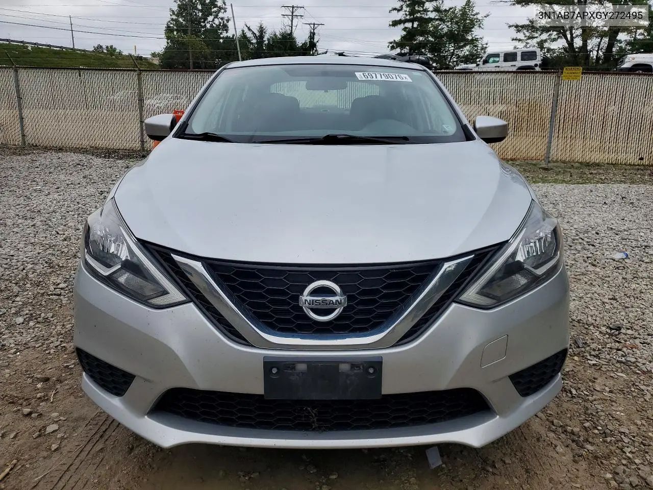 2016 NISSAN SENTRA VIN 3N1AB7APXGY272495 — фото 5