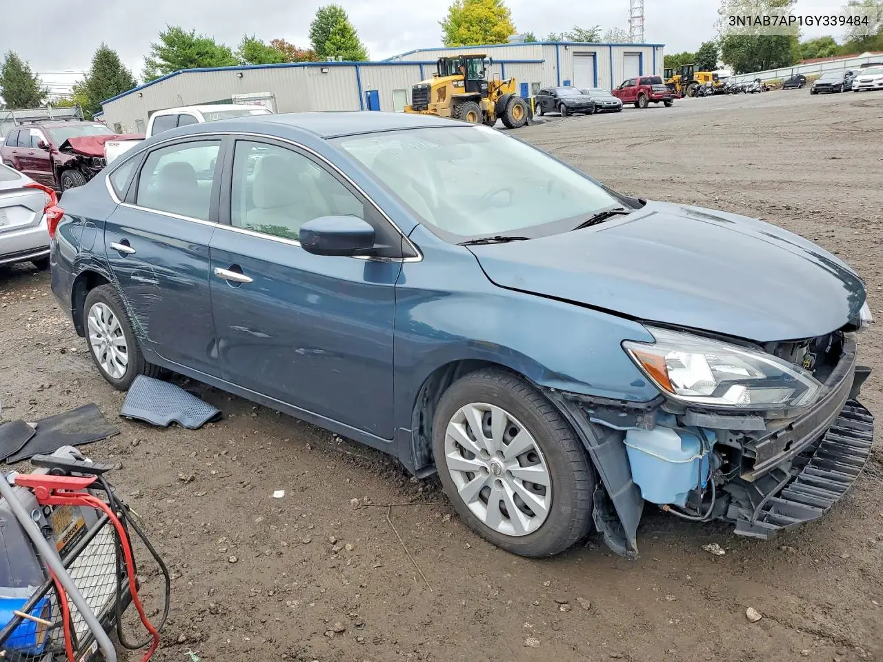 2016 NISSAN SENTRA VIN 3N1AB7AP1GY339484 — фото 4