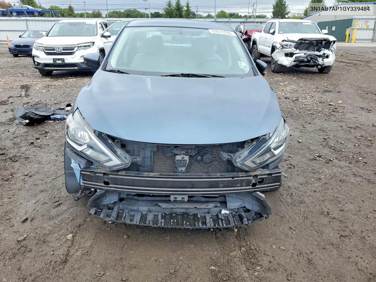 2016 NISSAN SENTRA VIN 3N1AB7AP1GY339484 — фото 5