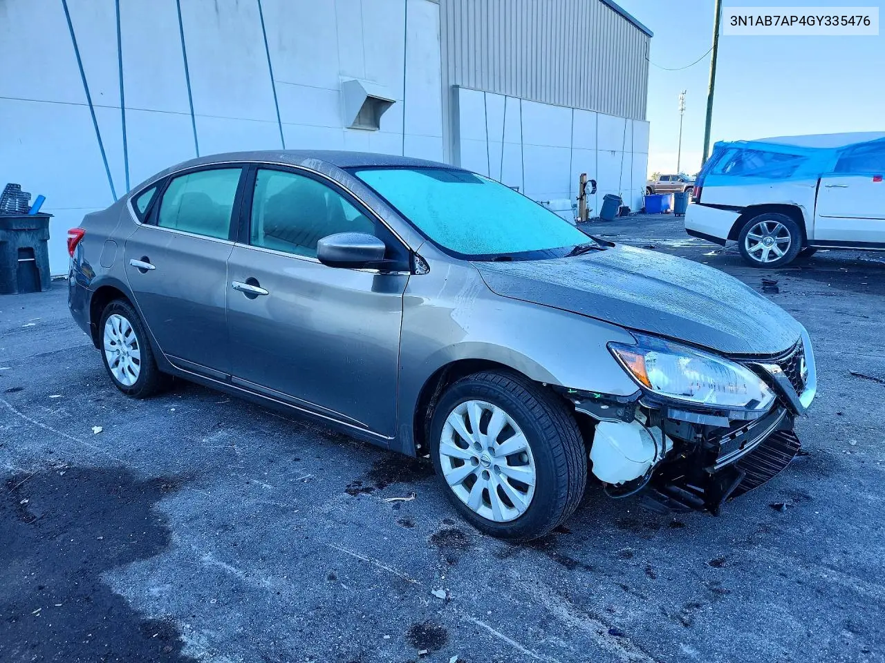 2016 NISSAN SENTRA VIN 3N1AB7AP4GY335476 — фото 4