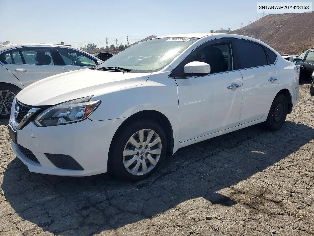 NISSAN SENTRA 2016, VIN 3N1AB7AP2GY328168