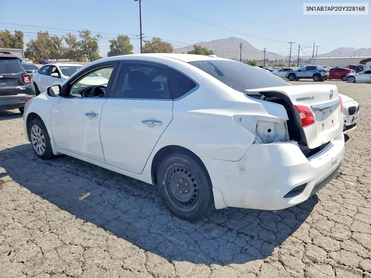 2016 NISSAN SENTRA VIN 3N1AB7AP2GY328168 — фото 2