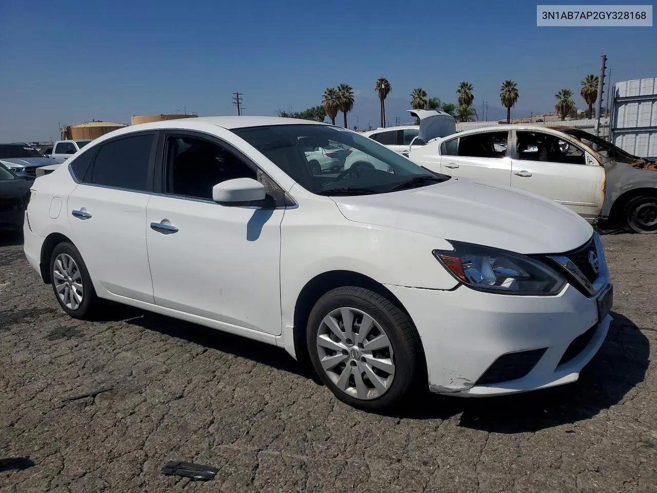 2016 NISSAN SENTRA VIN 3N1AB7AP2GY328168 — фото 4