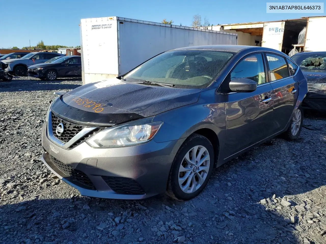 NISSAN SENTRA 2016, VIN 3N1AB7AP8GL646373