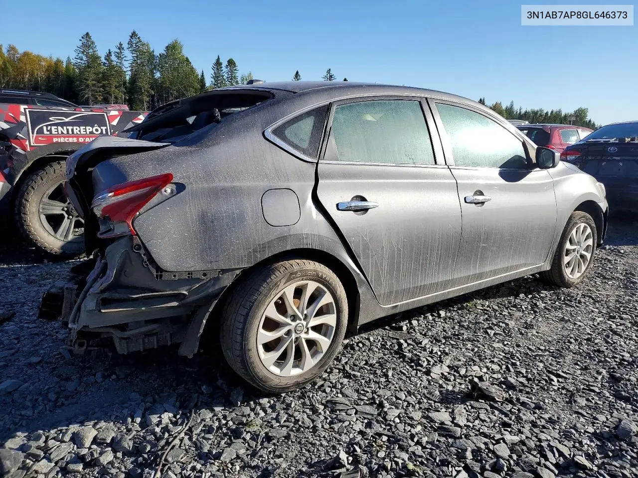 2016 NISSAN SENTRA VIN 3N1AB7AP8GL646373 — фото 3