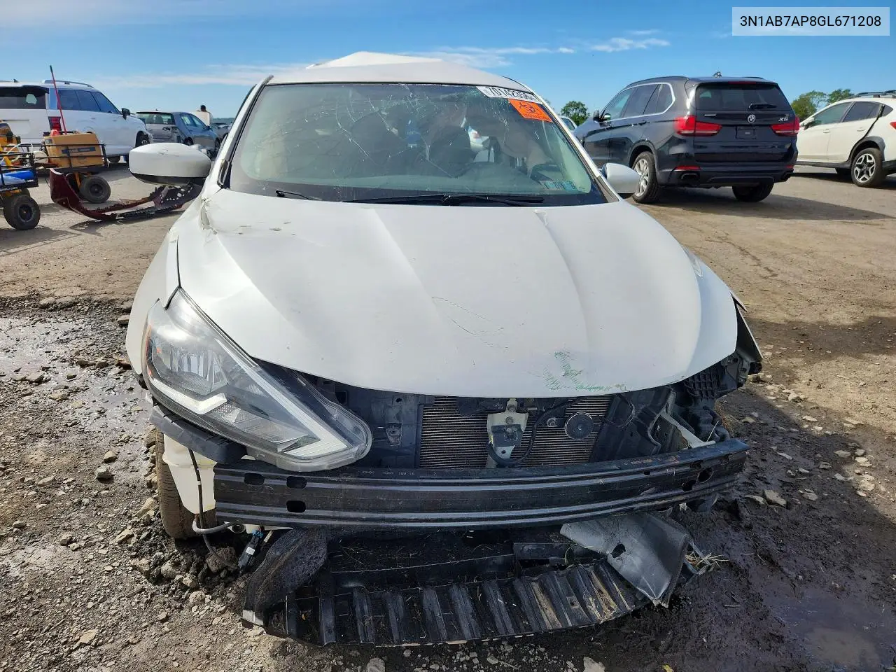 2016 NISSAN SENTRA VIN 3N1AB7AP8GL671208 — фото 5