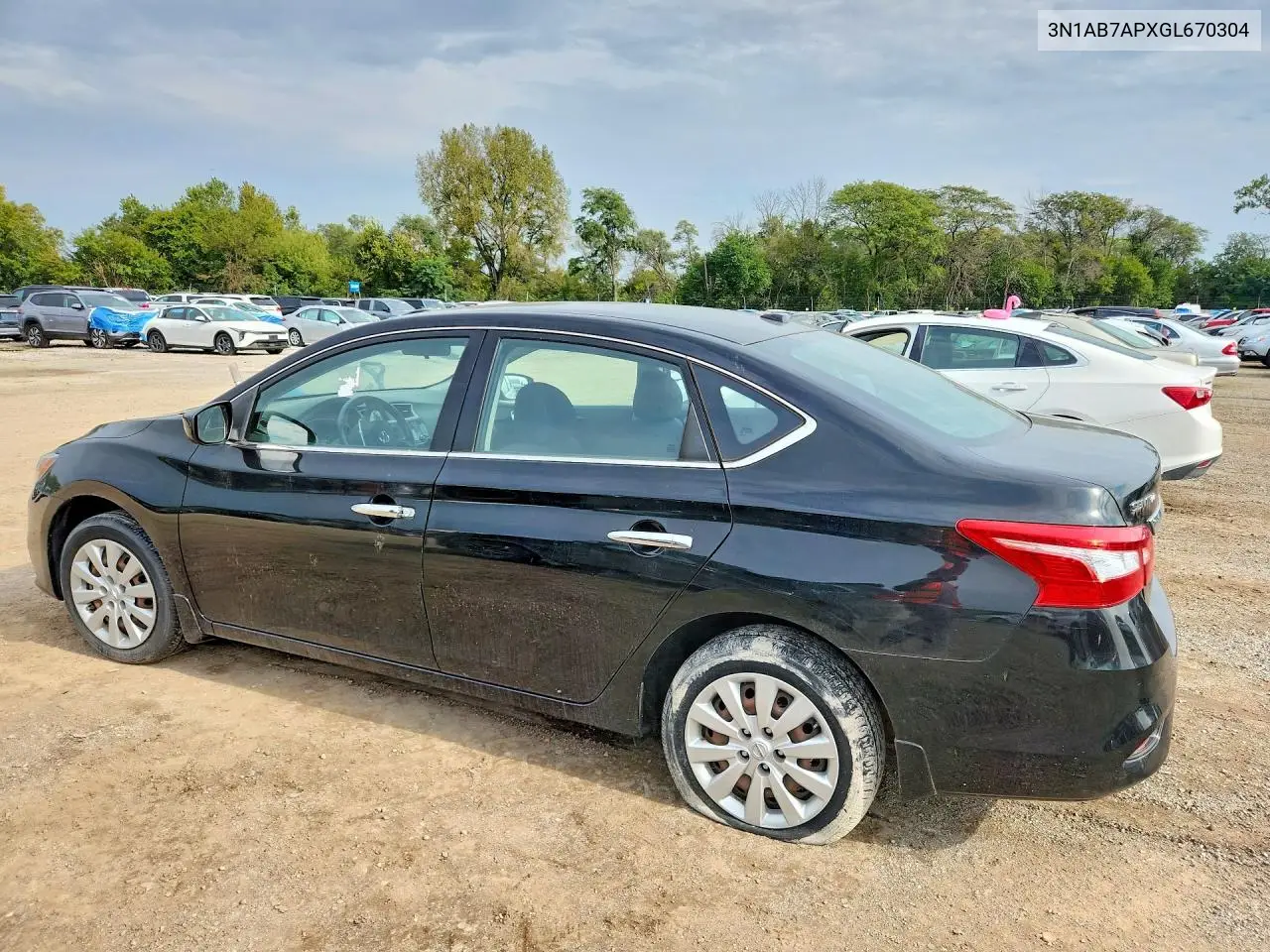 2016 NISSAN SENTRA VIN 3N1AB7APXGL670304 — фото 2