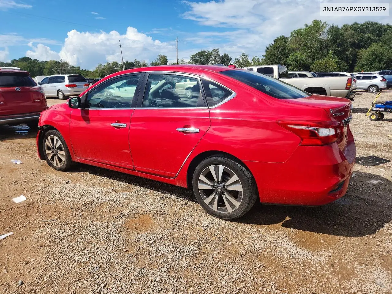 2016 NISSAN SENTRA VIN 3N1AB7APXGY313529 — фото 2