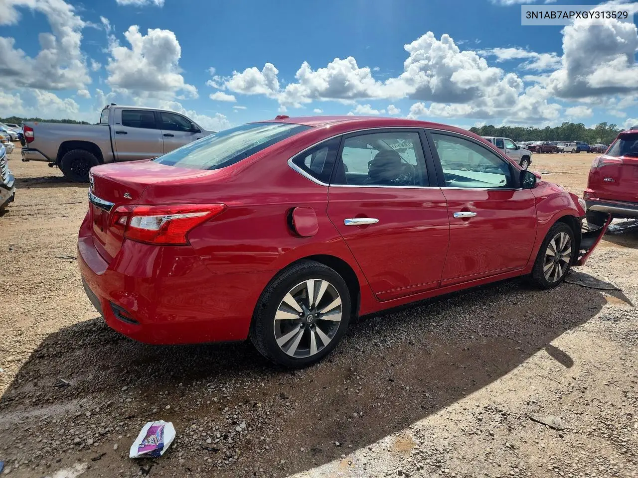 2016 NISSAN SENTRA VIN 3N1AB7APXGY313529 — фото 3