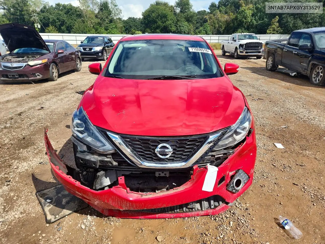2016 NISSAN SENTRA VIN 3N1AB7APXGY313529 — фото 5