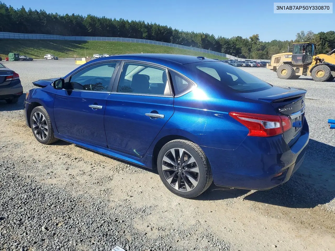 2016 NISSAN SENTRA VIN 3N1AB7AP5GY330870 — фото 2