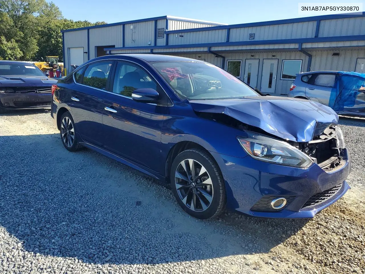 2016 NISSAN SENTRA VIN 3N1AB7AP5GY330870 — фото 4