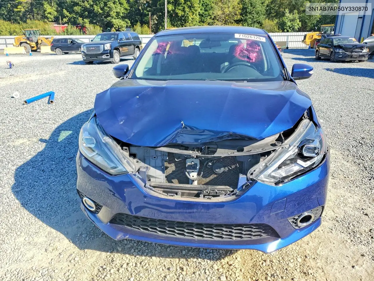2016 NISSAN SENTRA VIN 3N1AB7AP5GY330870 — фото 5