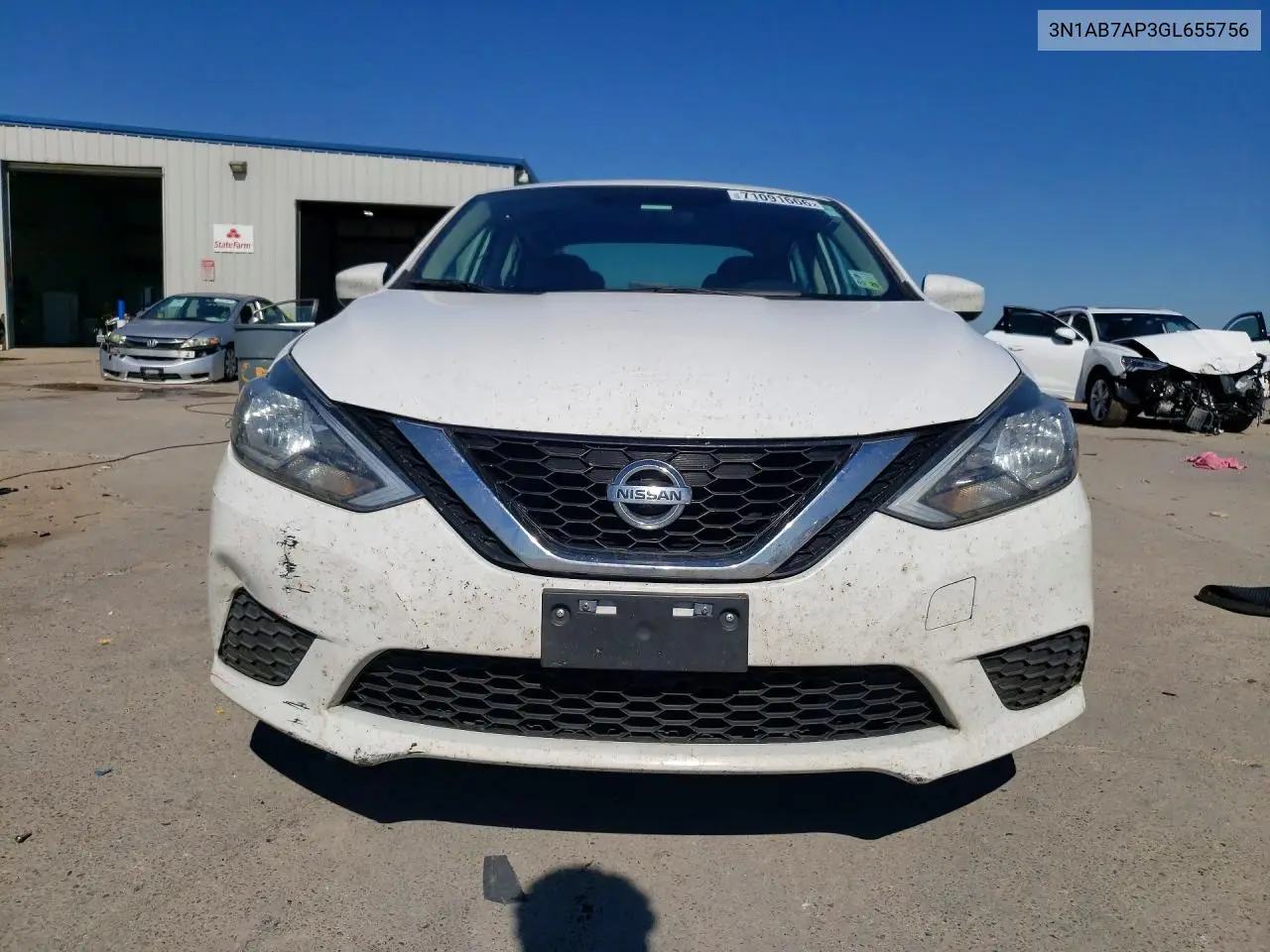 2016 NISSAN SENTRA VIN 3N1AB7AP3GL655756 — фото 5