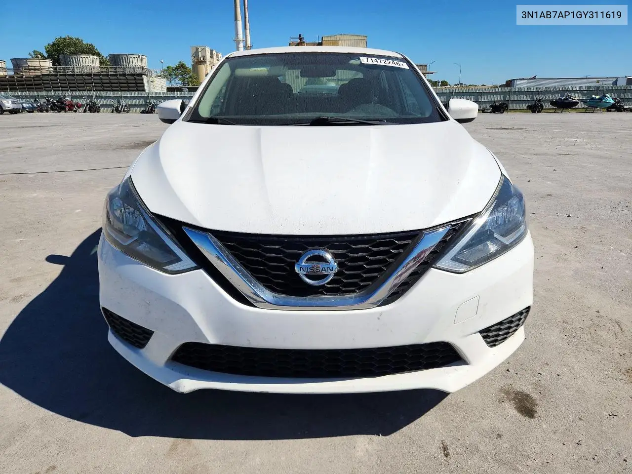2016 NISSAN SENTRA VIN 3N1AB7AP1GY311619 — фото 5