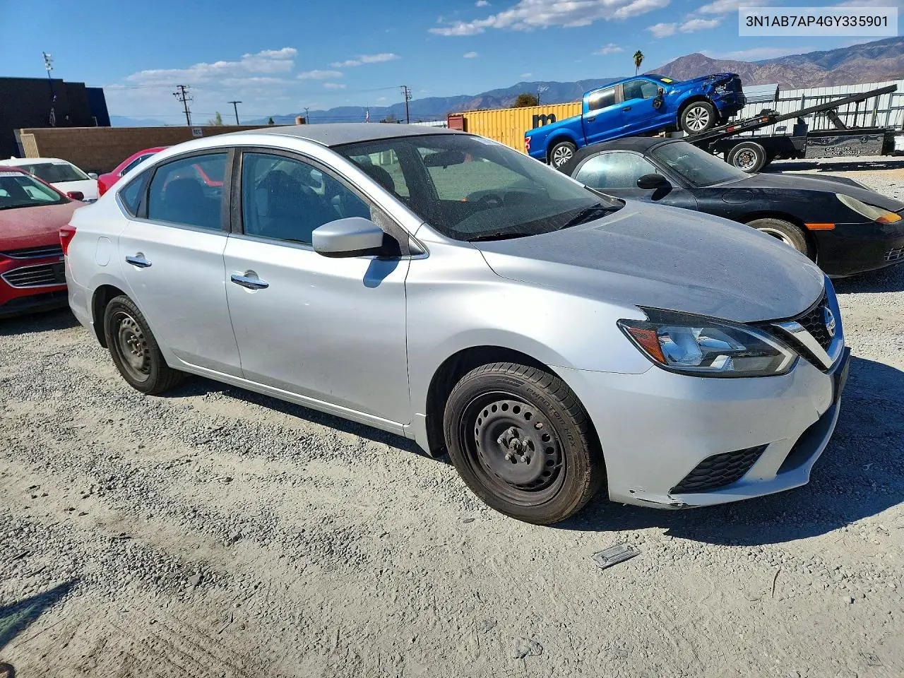 2016 NISSAN SENTRA VIN 3N1AB7AP4GY335901 — фото 4