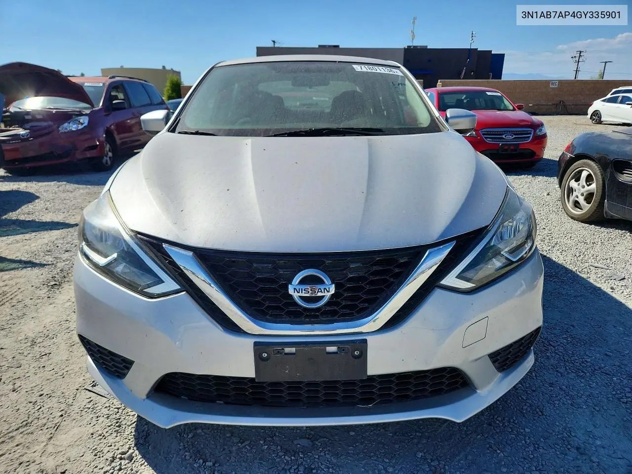 2016 NISSAN SENTRA VIN 3N1AB7AP4GY335901 — фото 5