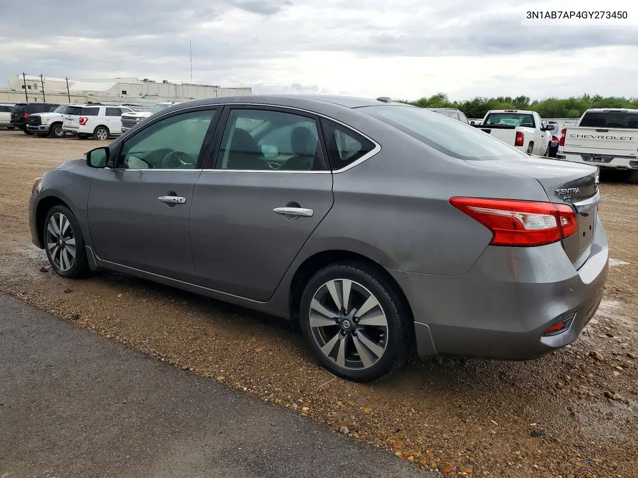 2016 NISSAN SENTRA VIN 3N1AB7AP4GY273450 — фото 2