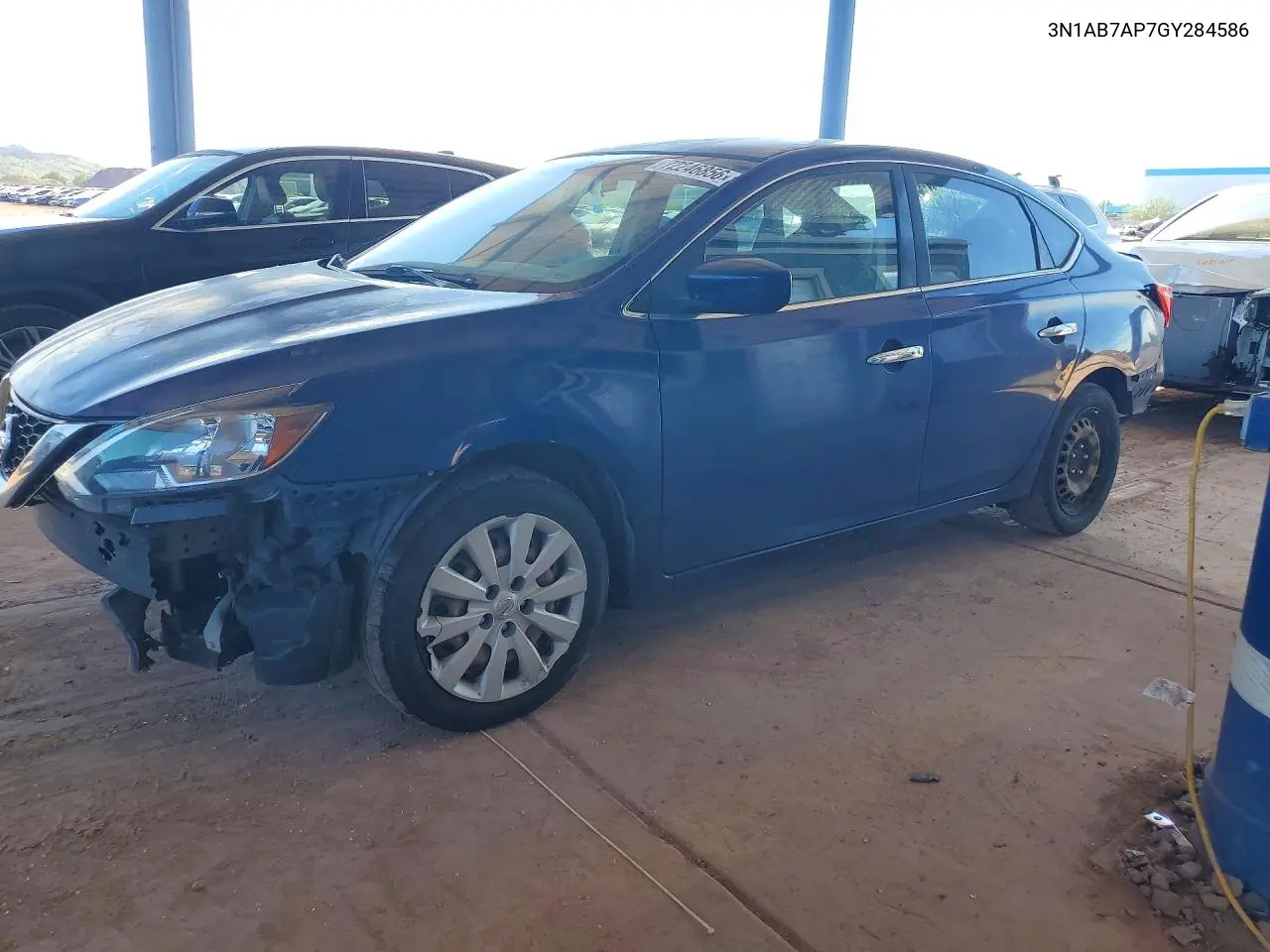 NISSAN SENTRA 2016, VIN 3N1AB7AP7GY284586