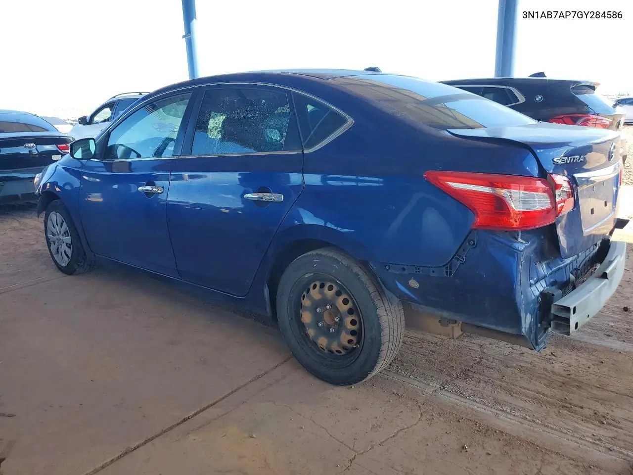 2016 NISSAN SENTRA VIN 3N1AB7AP7GY284586 — фото 2