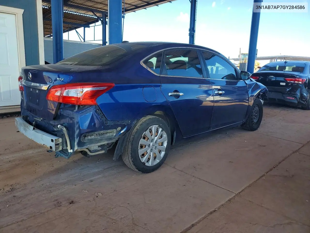 2016 NISSAN SENTRA VIN 3N1AB7AP7GY284586 — фото 3