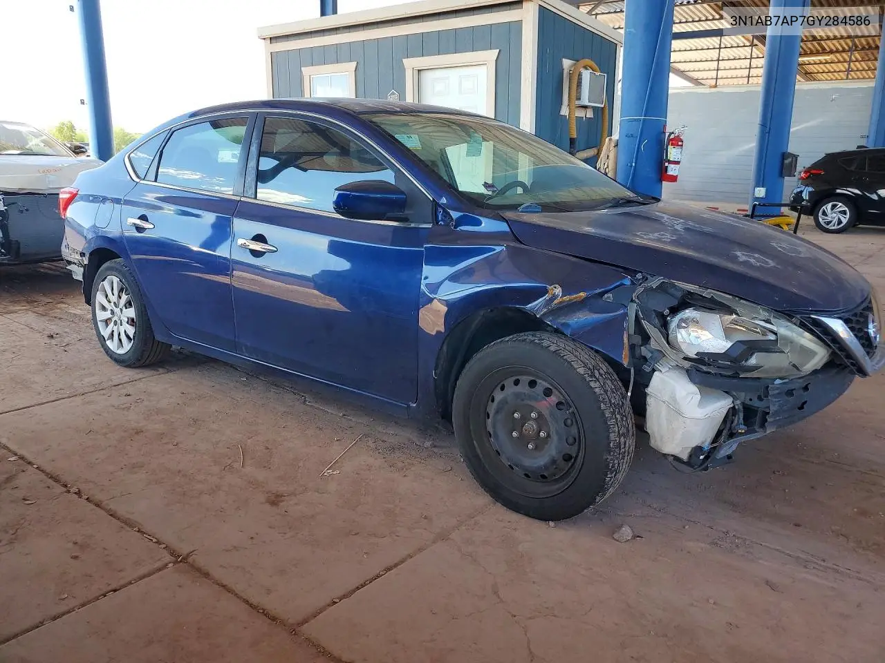 2016 NISSAN SENTRA VIN 3N1AB7AP7GY284586 — фото 4