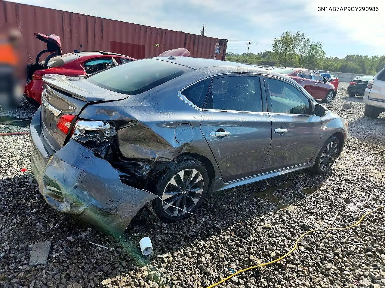 2016 NISSAN SENTRA VIN 3N1AB7AP9GY290986 — фото 3