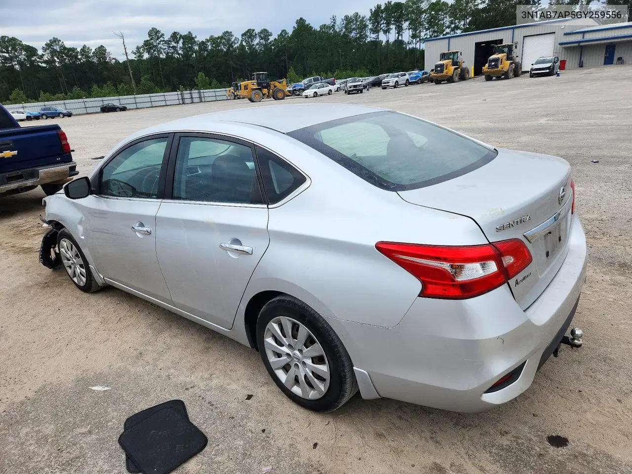 2016 NISSAN SENTRA VIN 3N1AB7AP5GY259556 — фото 2