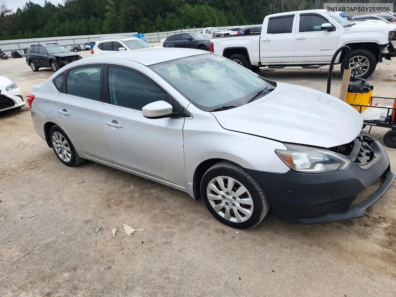 2016 NISSAN SENTRA VIN 3N1AB7AP5GY259556 — фото 4