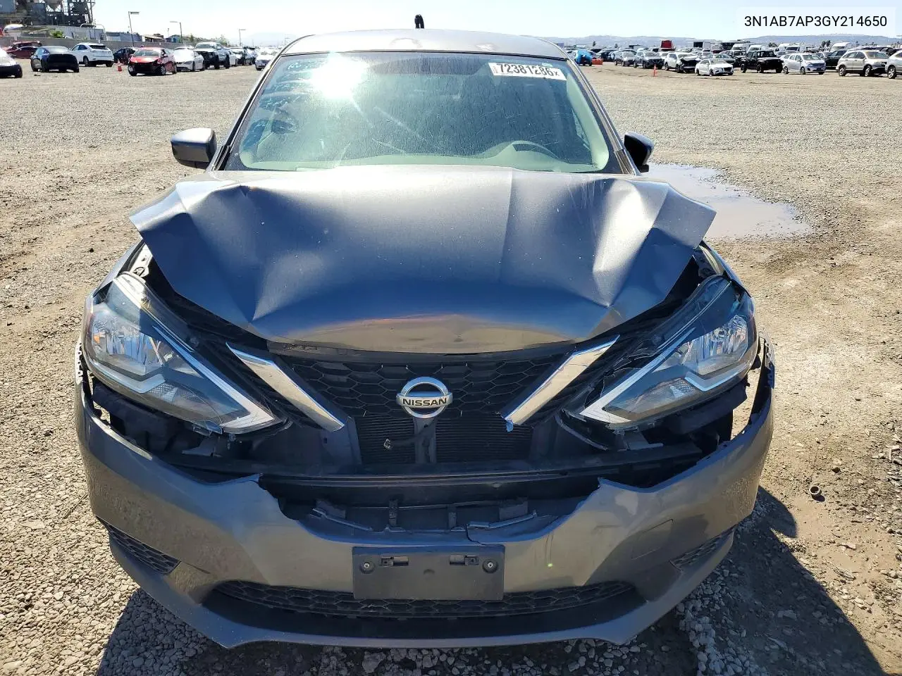 2016 NISSAN SENTRA VIN 3N1AB7AP3GY214650 — фото 5