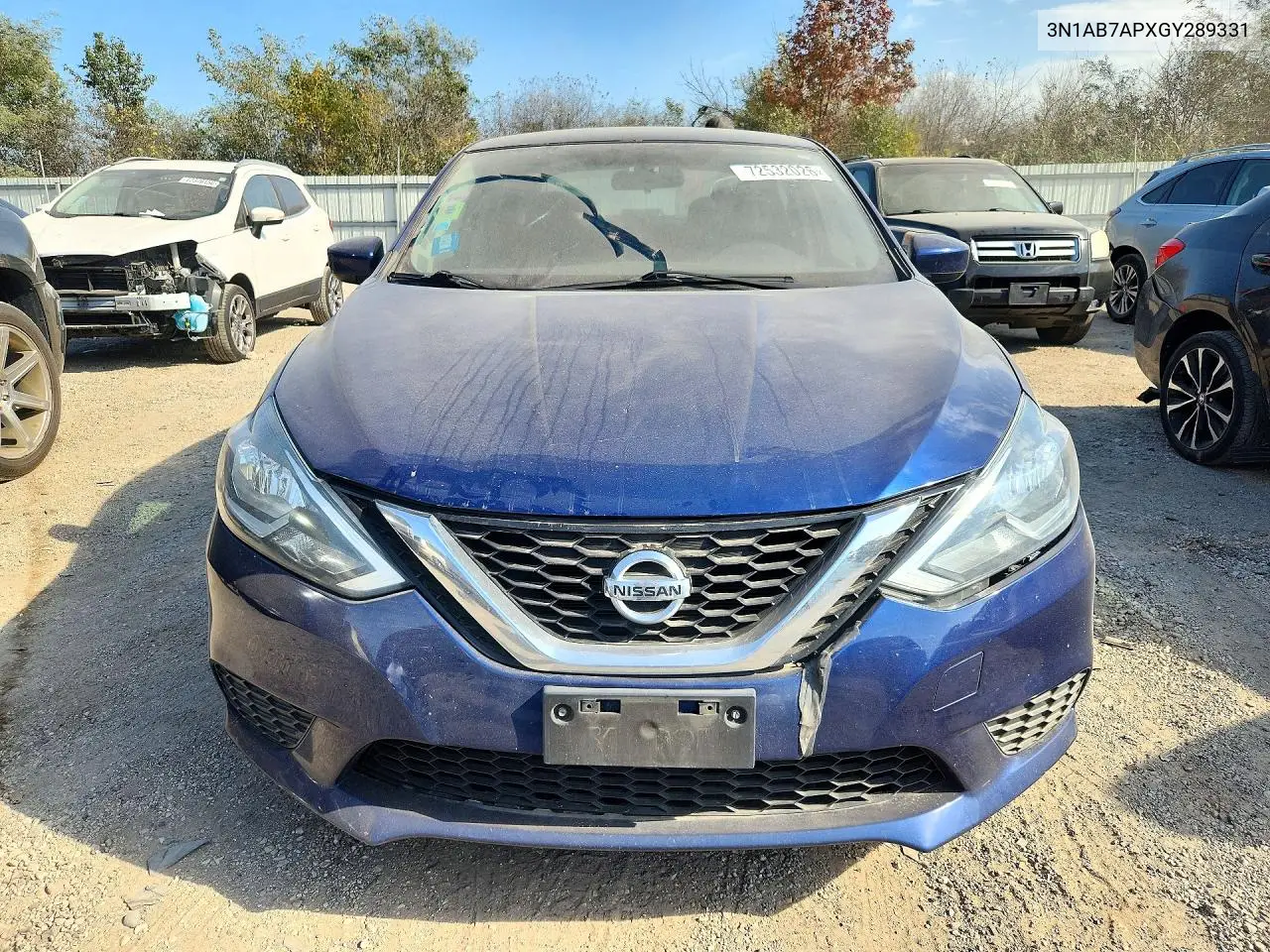 2016 NISSAN SENTRA VIN 3N1AB7APXGY289331 — фото 5