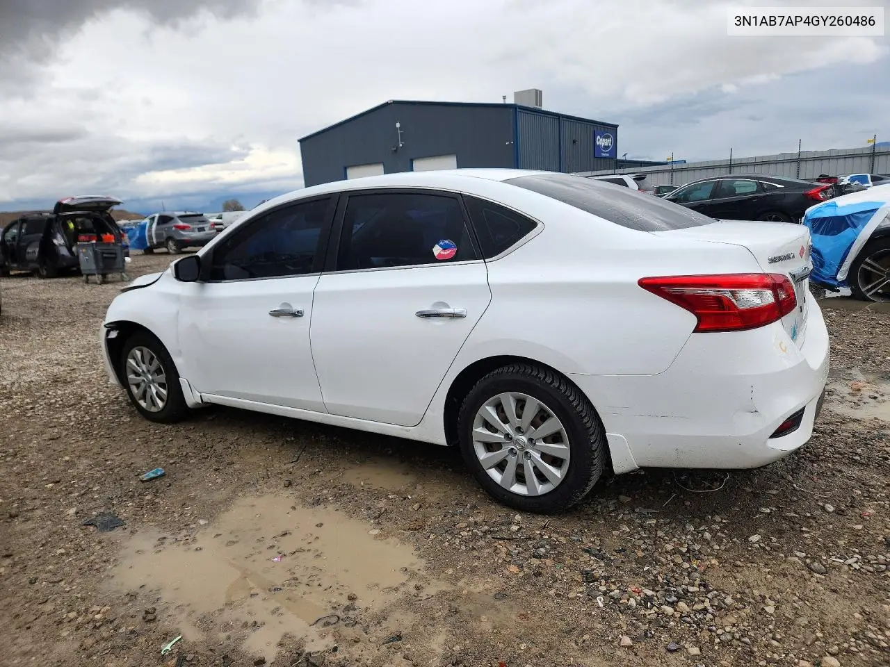 2016 NISSAN SENTRA VIN 3N1AB7AP4GY260486 — фото 2