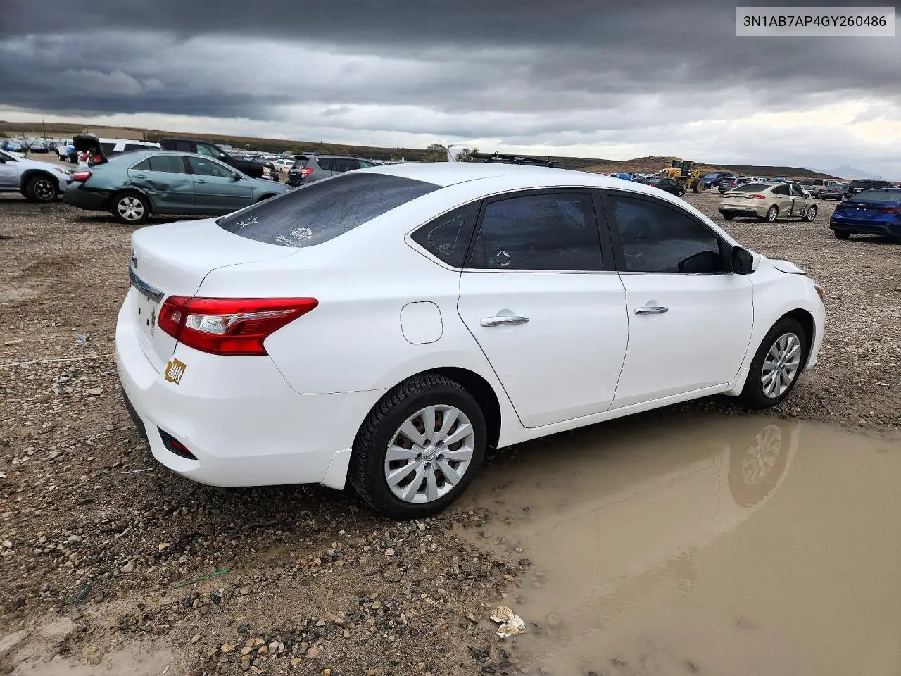 2016 NISSAN SENTRA VIN 3N1AB7AP4GY260486 — фото 3